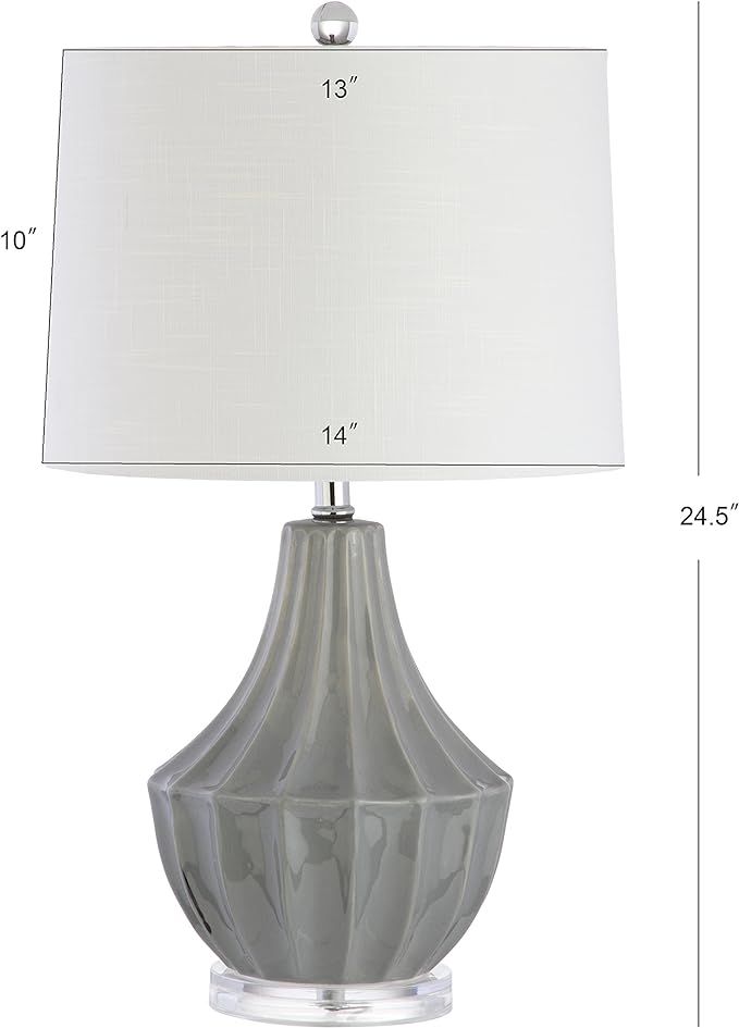 JONATHAN Y JYL8018B Tate 24.5" Ceramic LED Lamp Contemporary,Transitional for Bedroom, Living Roo... | Amazon (US)