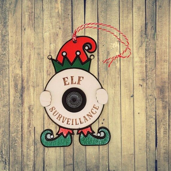 Elf Surveillance Ornament with Lens/Elf Accessories/Elf on the Shelf Camera | Etsy (US)