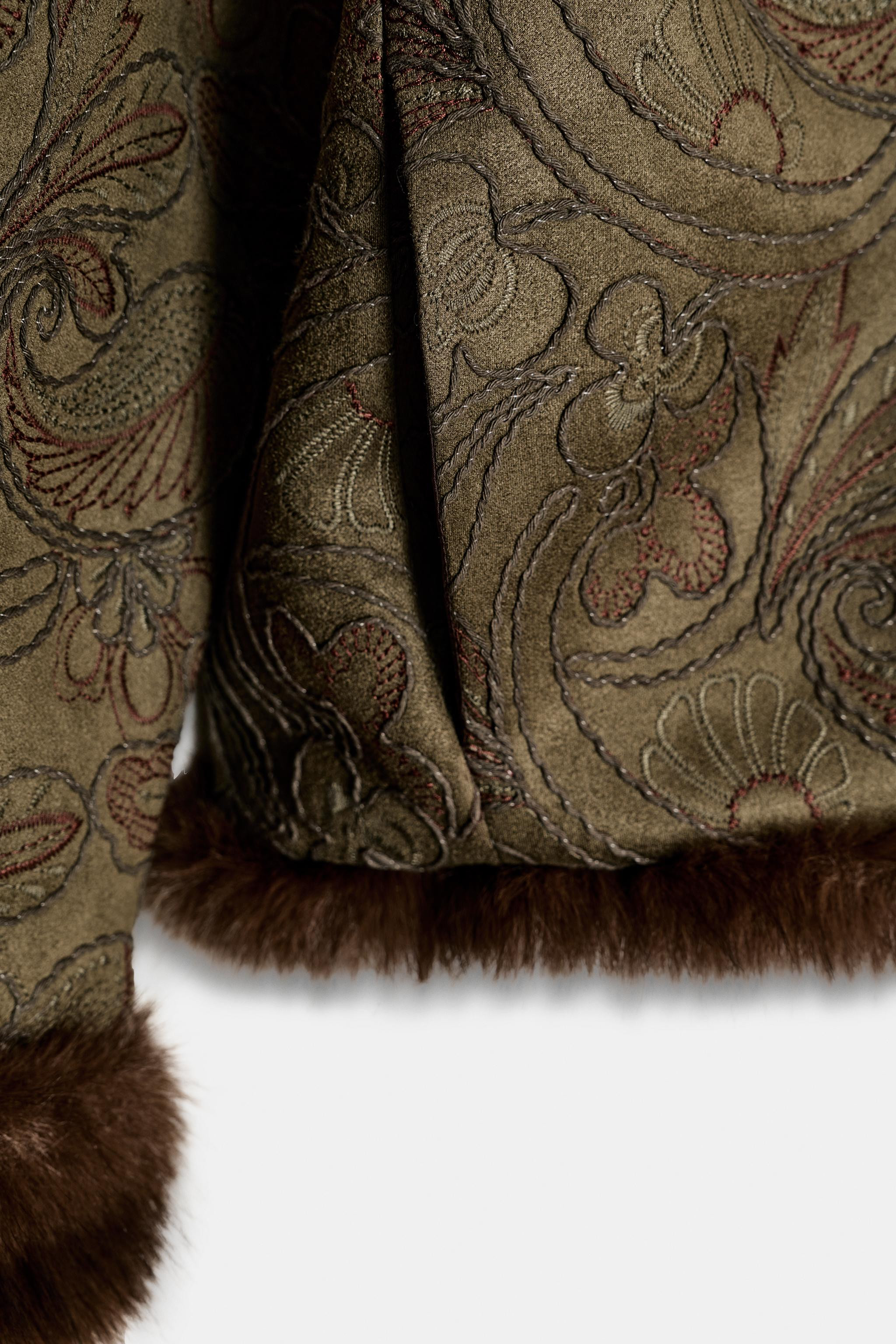 EMBROIDERED DOUBLE-FACED JACKET | Zara US