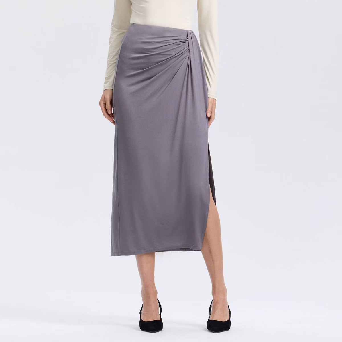 Women's Twisted Maxi A-Line Skirt - A New Day™ | Target