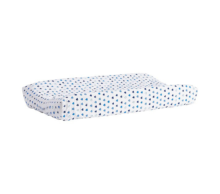 Roller Rabbit Multi Hearts Changing Pad Cover | Pottery Barn Kids