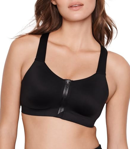 Victoria's Secret Women's VSX Knockout Front Close Sports Bra, High Impact Underwire Sports Bra, Bras for Women, Black, (32DD) | Amazon (US)