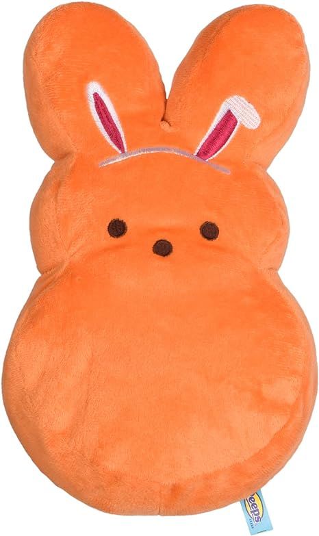 Peeps for Pets Bunny 6 Inch Orange Dress-Up Bunny Plush Dog Toy | Bunny Ears Dog Chew Toy for All... | Amazon (US)