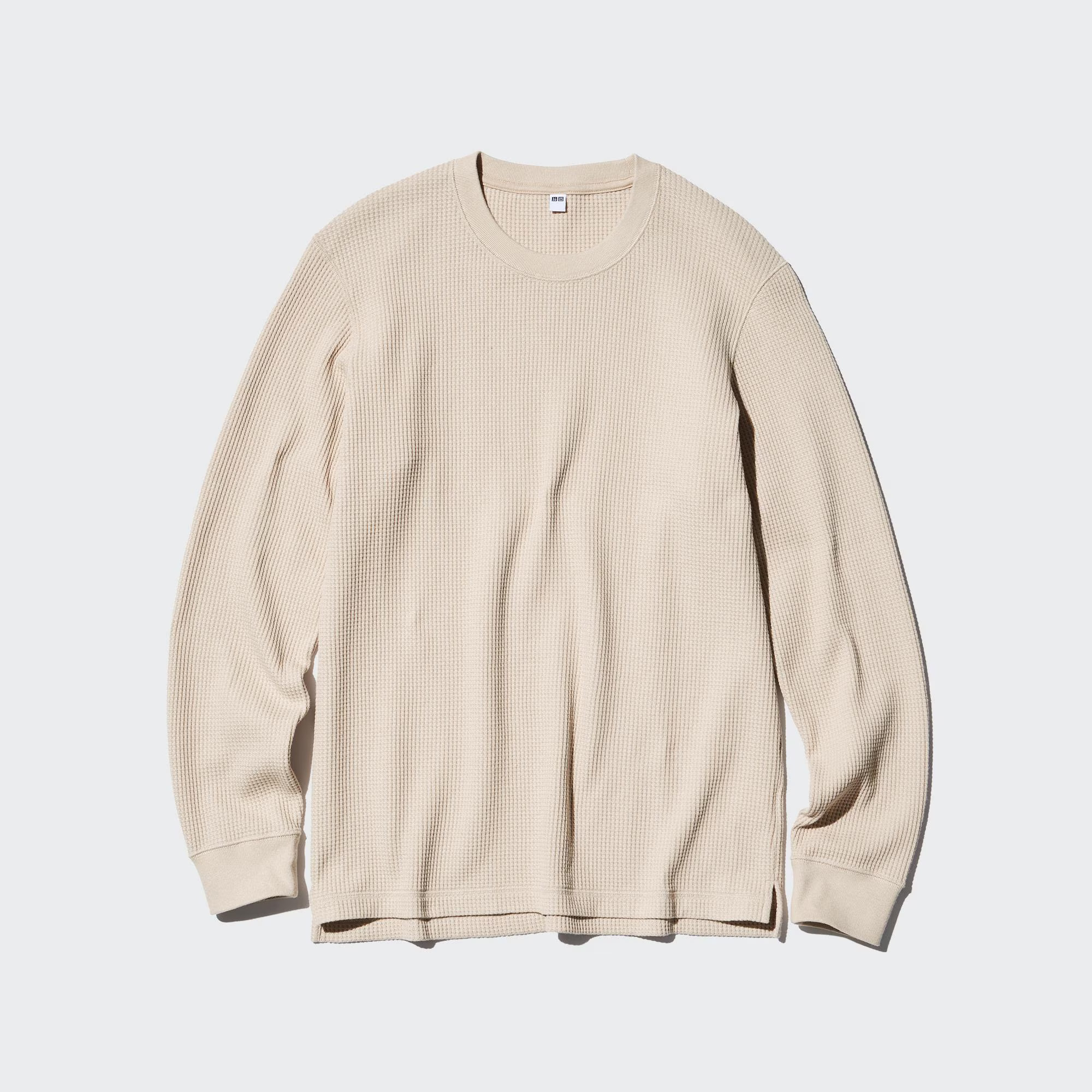 Waffle Crew Neck Long-Sleeve T-Shirt | UNIQLO (US)