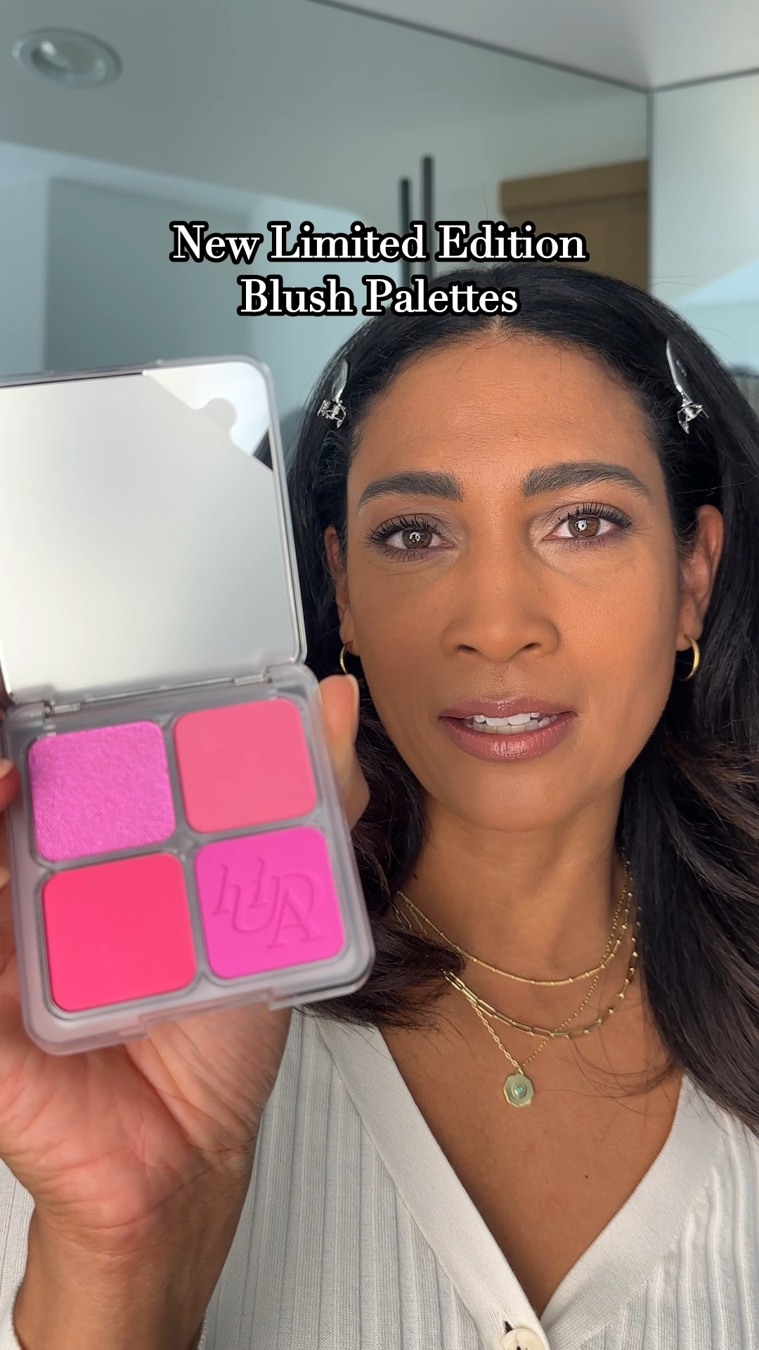Super bendable, totally buildable and universally flattering new blush shades. Each palate comes with 3 matte shades and one a glow boosting highlighter.

Wearing Toasty Peach

#makeup #beauty 

#LTKBeauty #LTKOver40