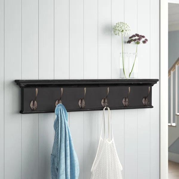Sorrento 39.37'' Wide 6 - Hook Wall Mounted Coat Rack | Wayfair North America