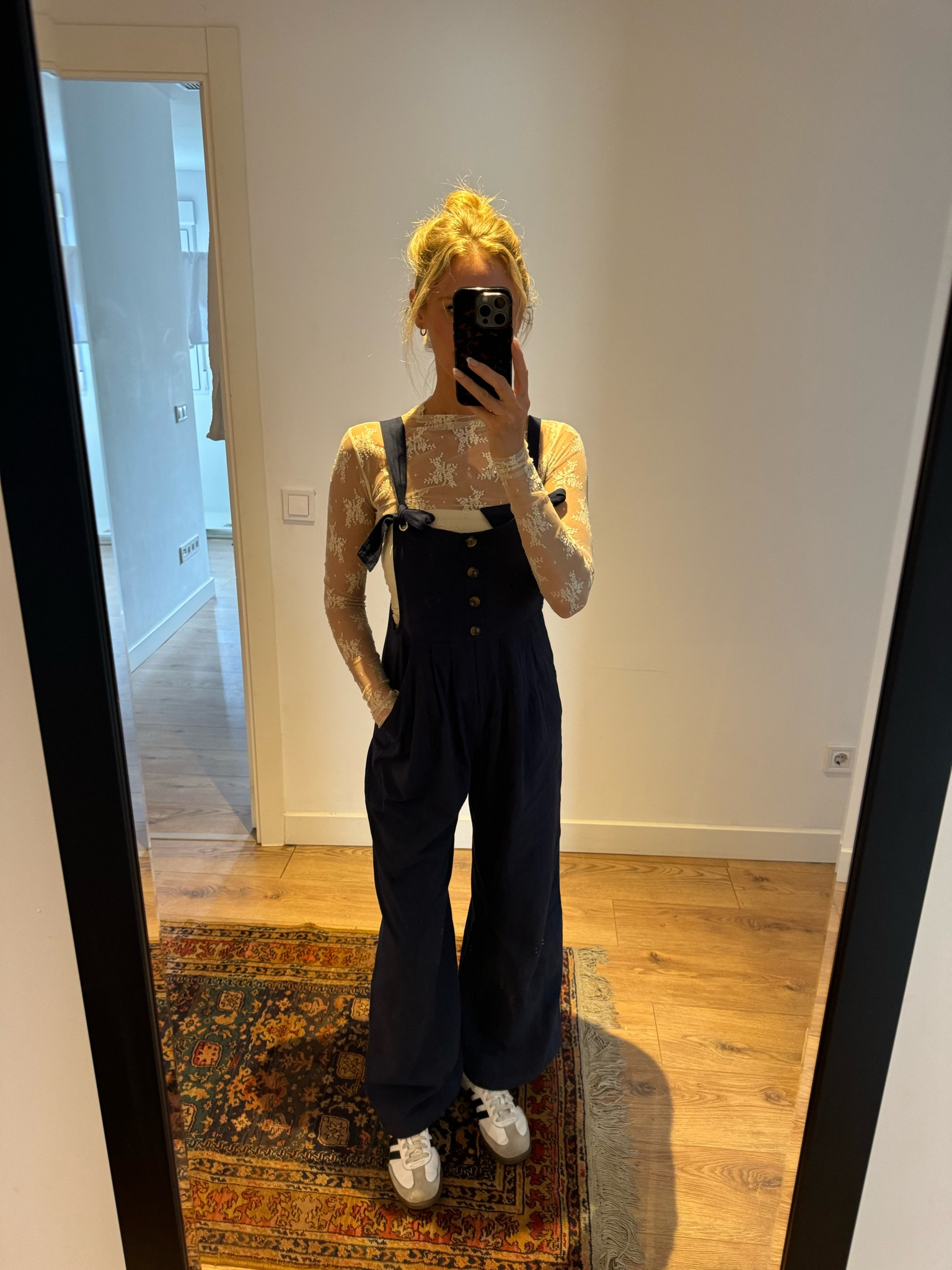 The cutest jumper from Amazon. Lace top from Free People and OG Adidas Sambas. 💛

#LTKShoeCrush #LTKTravel #LTKFindsUnder50