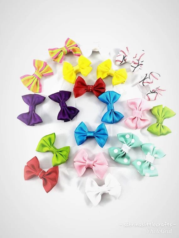 Side Hair Bows, mix and match | Etsy (US)