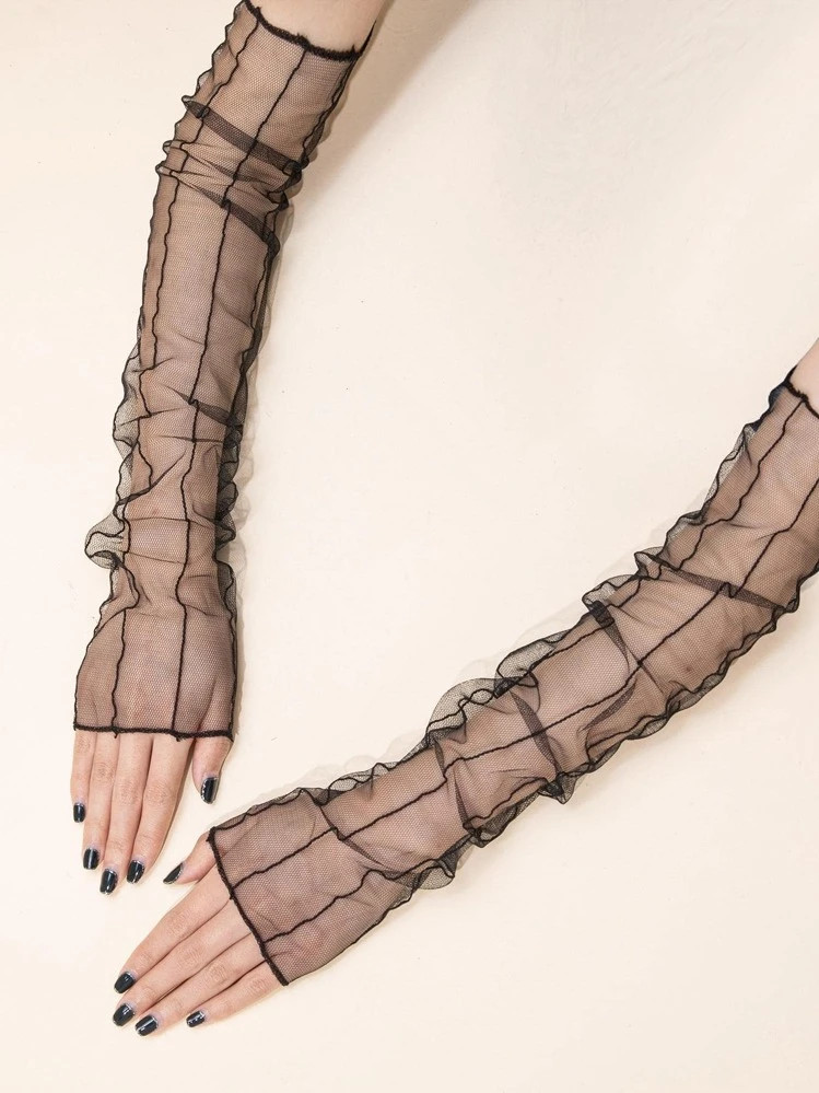 1pair Women Solid Fashion Arm Sleeves For Summer | SHEIN