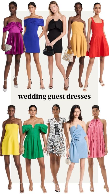 Wedding guest dresses #springwedding #summerwedding #weddingguest #weddingguestdress #minidress #cocktaildress #shopbop #fashionjackson

#LTKparties #LTKSeasonal #LTKwedding