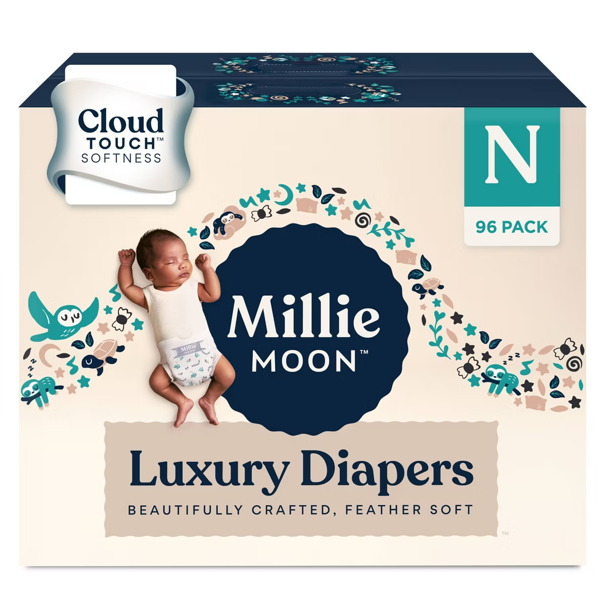 Millie Moon Luxury Diapers - (Select Size and Count) | Target