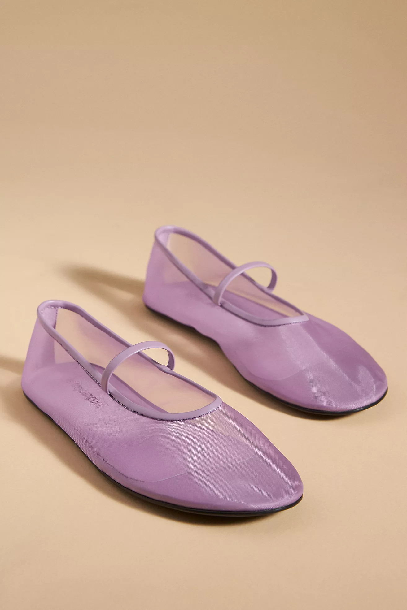 Jeffrey Campbell Swan-Lake Mesh Flats | Anthropologie (US)