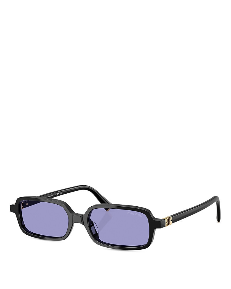 Miu Miu Regard Rectangle Sunglasses, 52mm | Bloomingdale's (US)