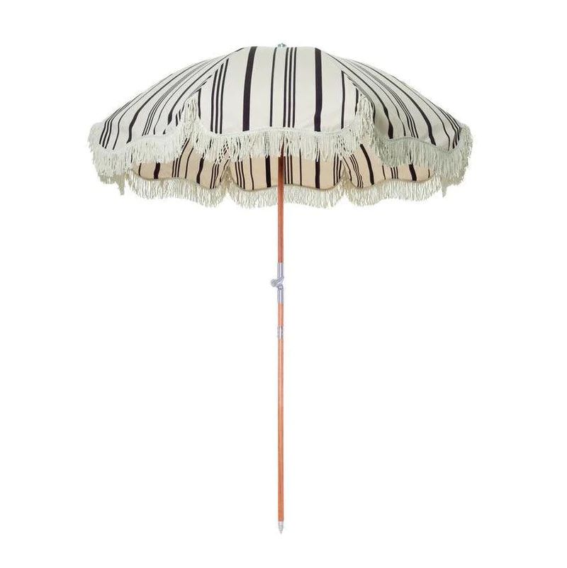 vintage black stripe premium umbrella | minnow