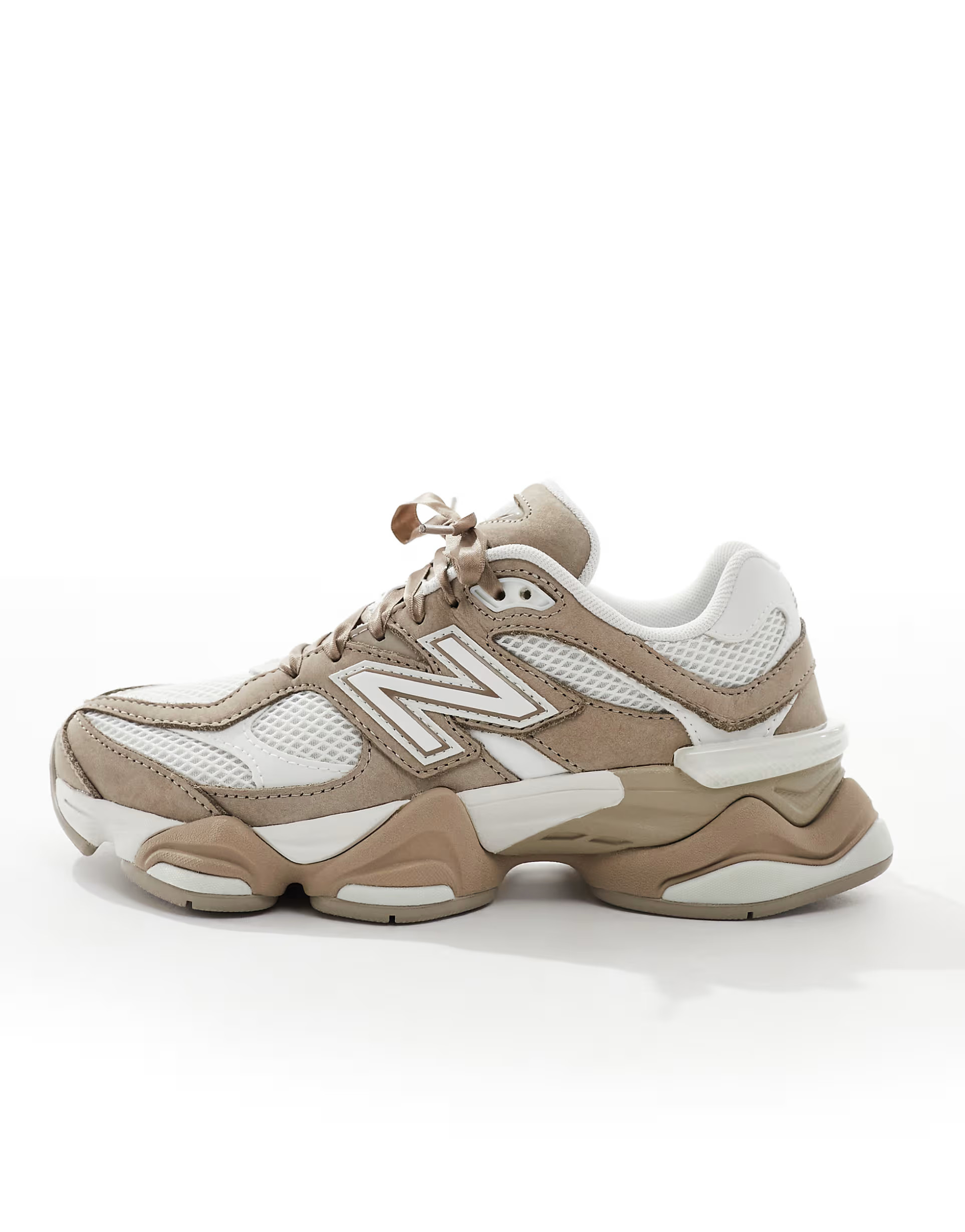 New Balance 9060 with ribbon laces in brown - Exclusive to ASOS | ASOS (Global)