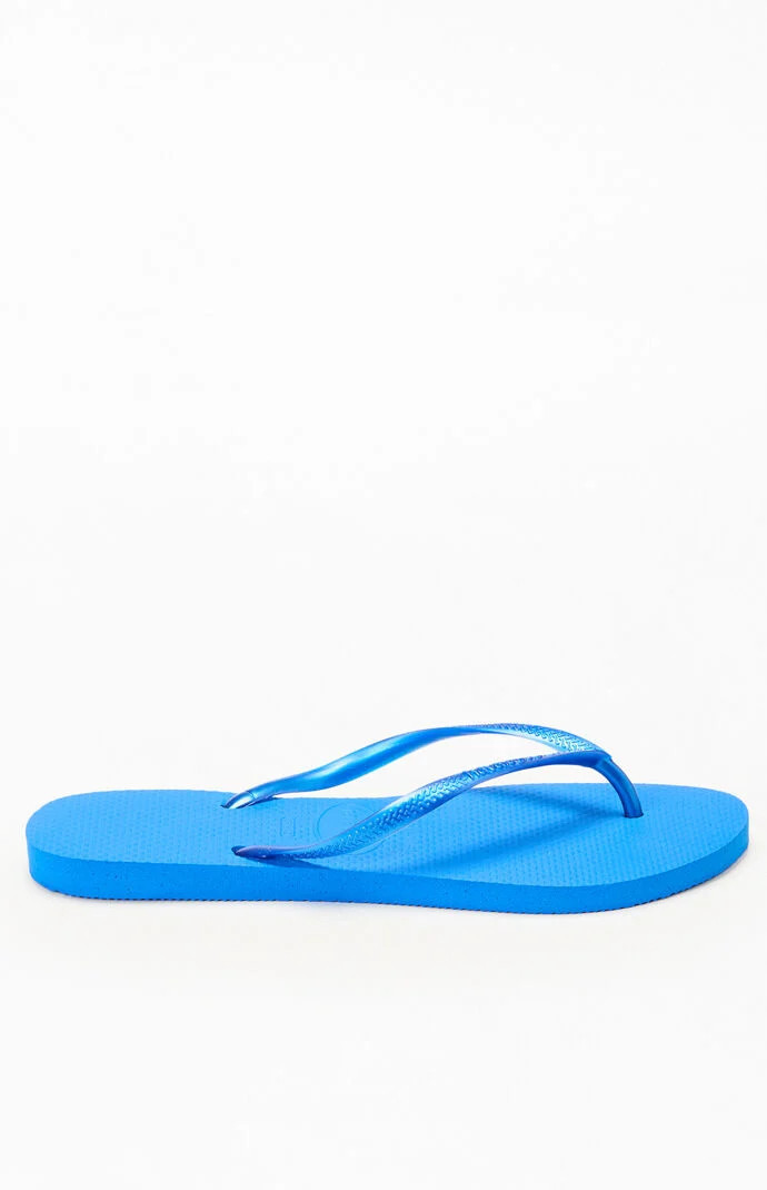 Havaianas Women's Slim Sandals in Blue - Size 9/10 | PacSun