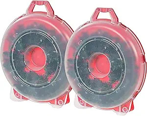 IRIS USA 24" Wreath Storage Container With Latches and Handle, 2 Pack, For Holiday Garland/Wreath... | Amazon (US)