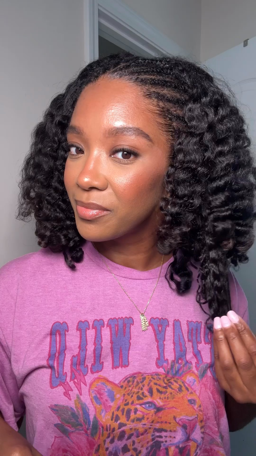Finally my turn ✨ Braidout takedown with my cornrows still going strong!

#LTKgrwm #LTKmorningroutine #LTKBeauty