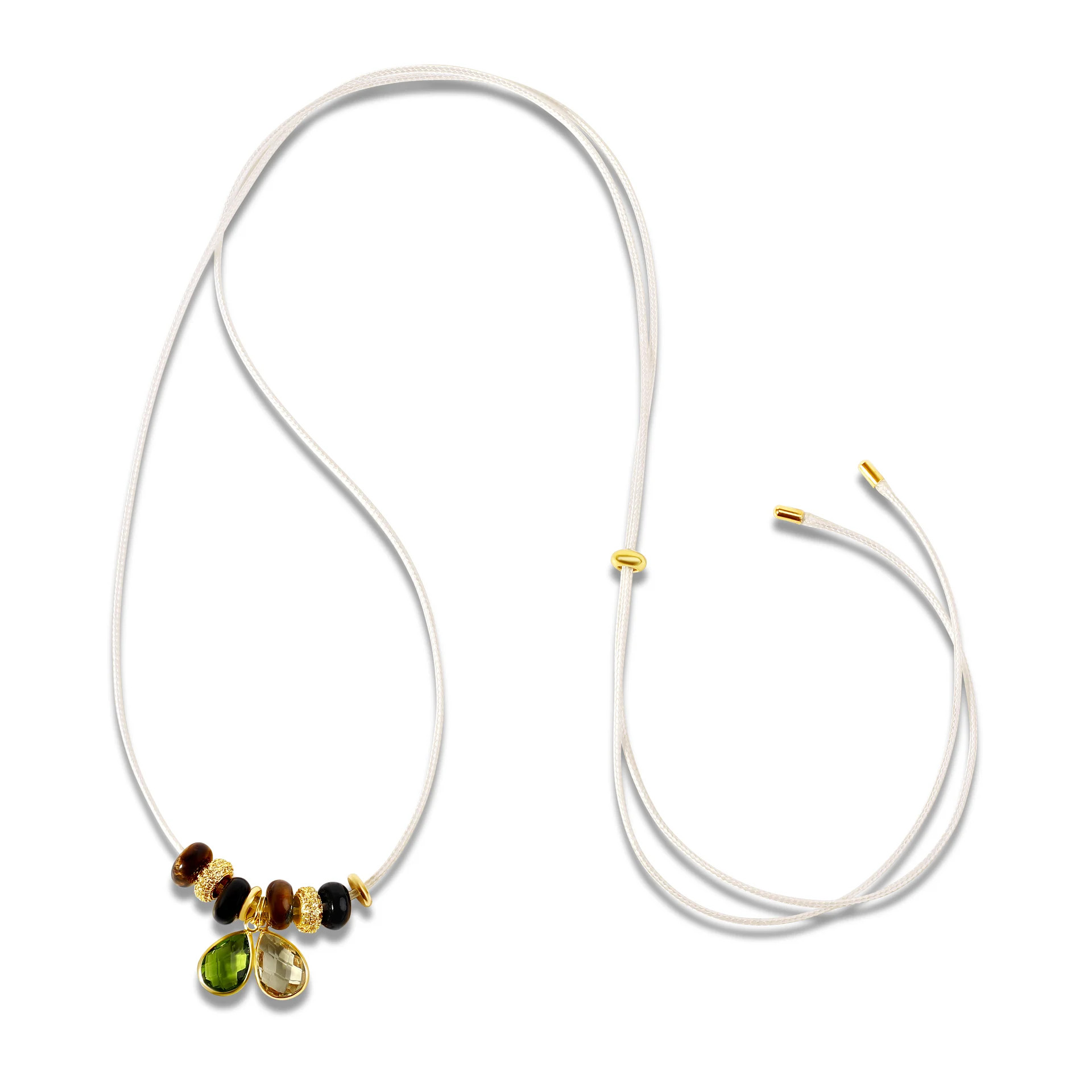 Adjustable Birthstone Rope Necklace | Hannah B. Jewelry