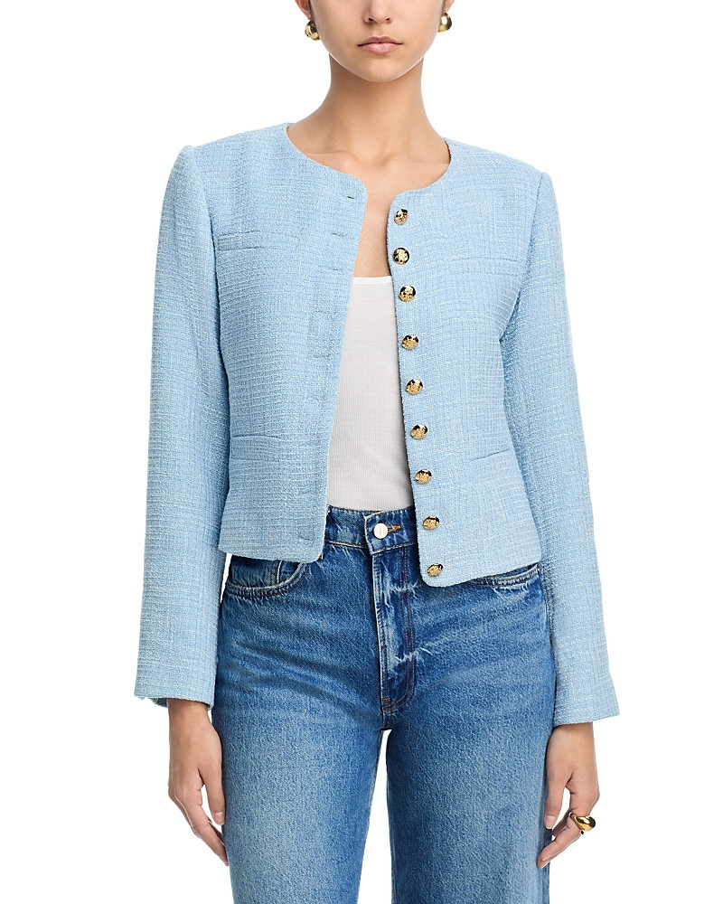 Aqua Multi Button Tweed Jacket - Exclusive | Bloomingdale's (US)