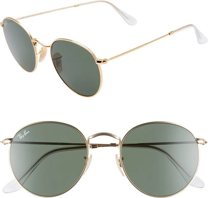 53mm Round Sunglasses | Nordstrom