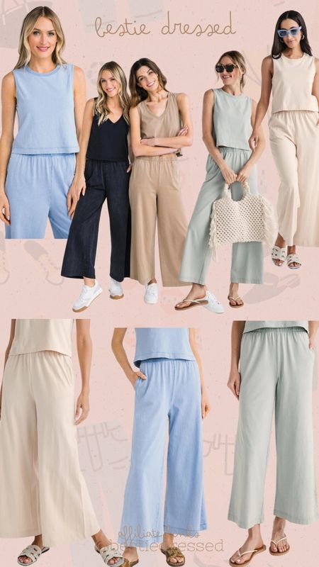 Matching set 
Cropped wide leg pant sets 
Z supply
Comfy outfit 
Spring outfit 
Casual outfit 
Social threads 

#LTKstyletip #LTKfindsunder100