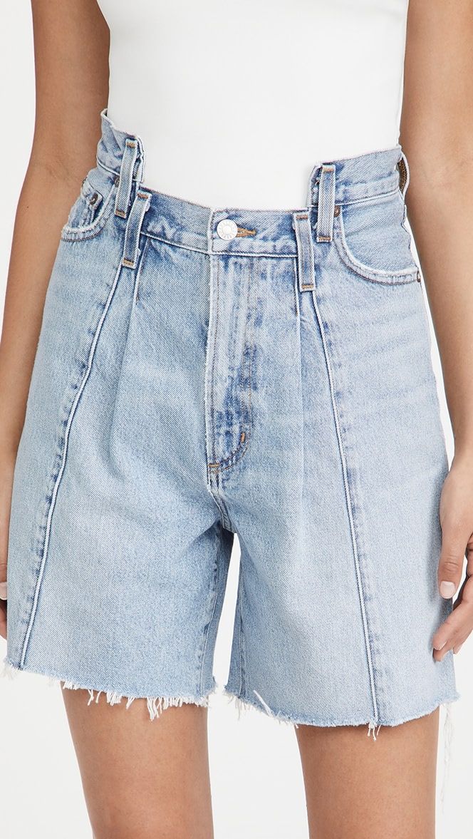 Pieced Angled Shorts | Shopbop
