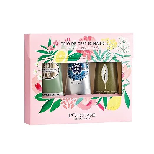 L'Occitane Hand Cream Trio Gift Set Enriched with Shea Butter for Dry Hands | Amazon (US)
