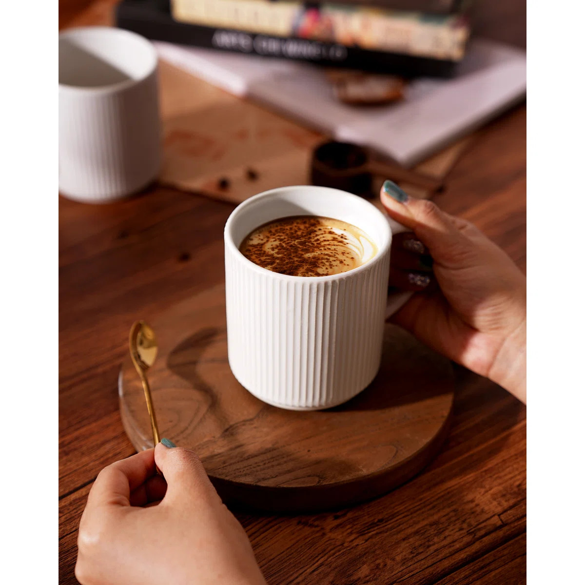 Azal 12 oz Coffee Mug (Set of 4) | Wayfair North America