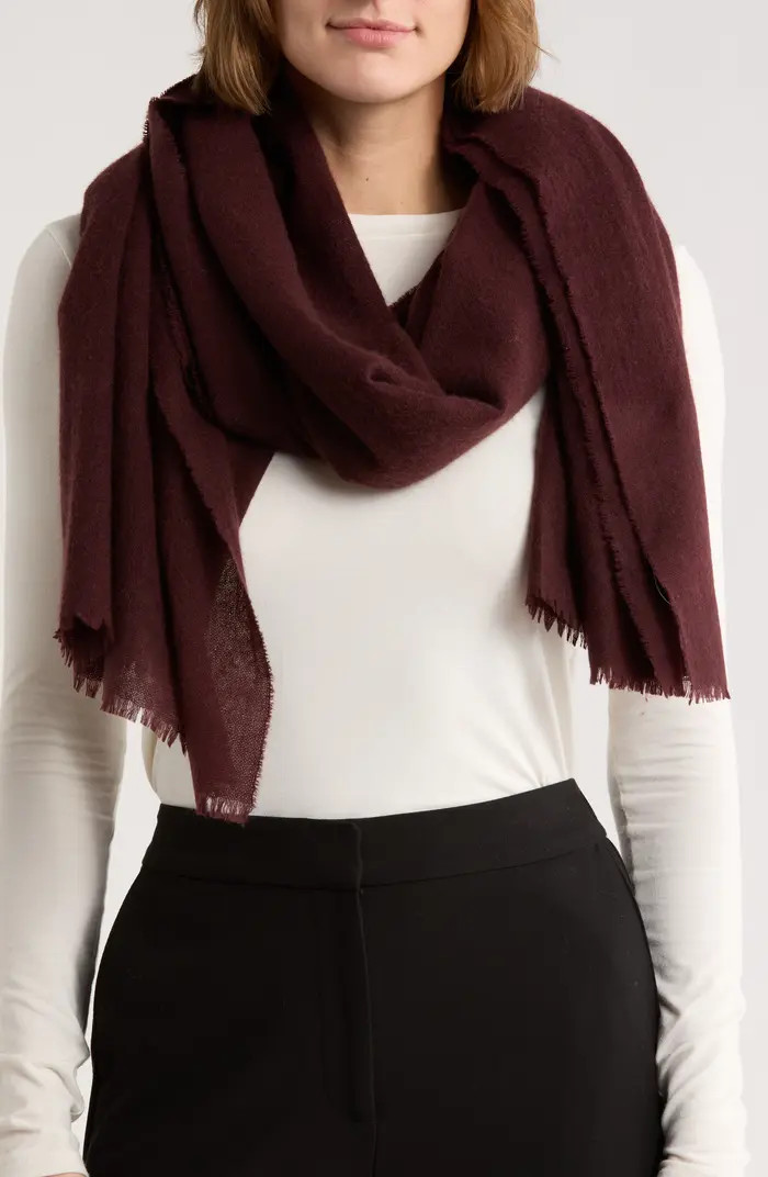 Vince Wool & Cashmere Frayed Scarf | Nordstromrack | Nordstrom Rack