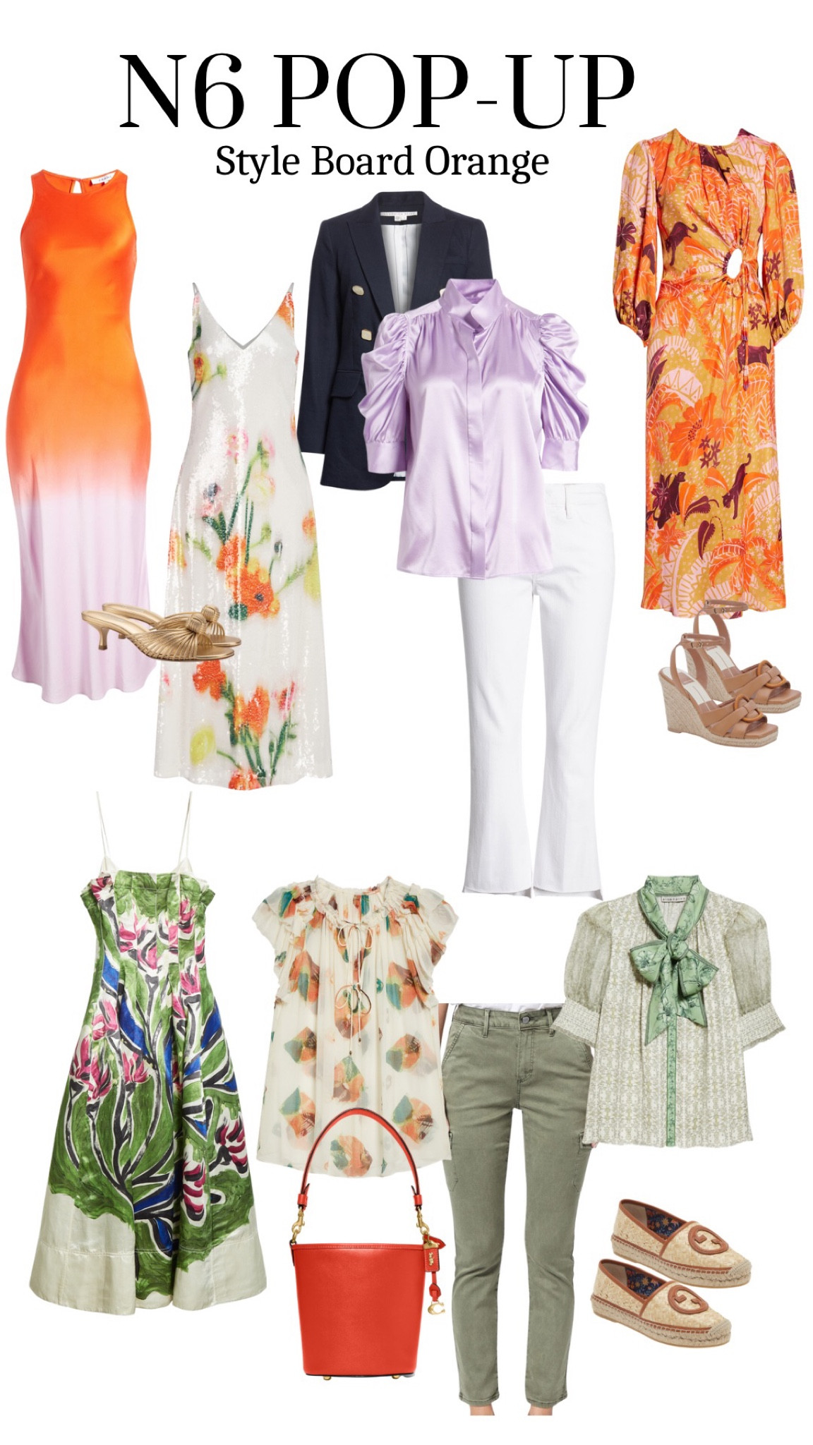 These are beautiful items in shades of orange, green, and lavender to wear all summer! 

#LTKSeasonal #LTKFind #LTKstyletip