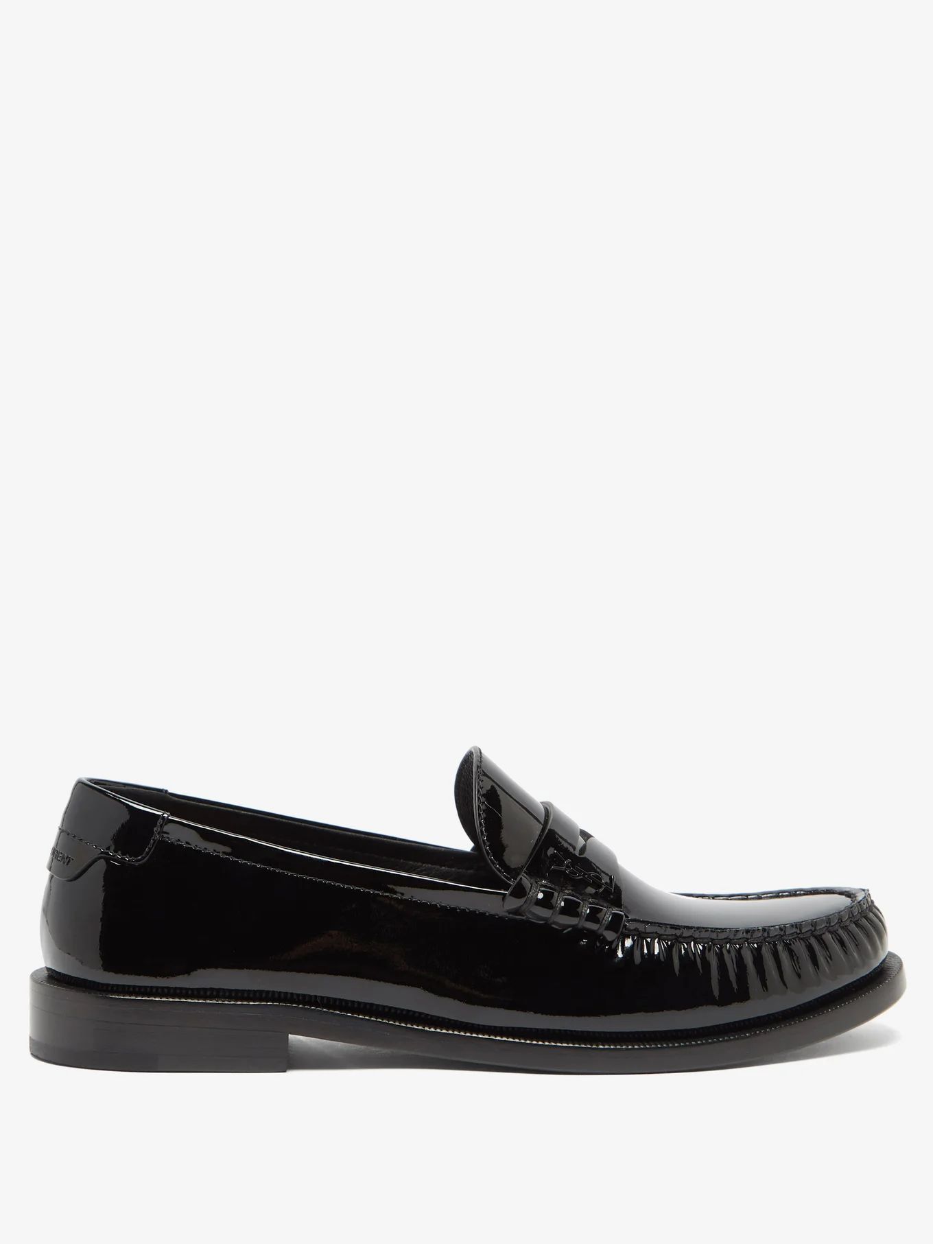 Le Loafer patent-leather penny loafers | Matches (US)
