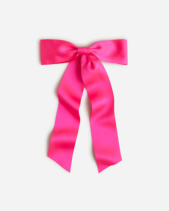 Oversized bow hair tie | J. Crew US