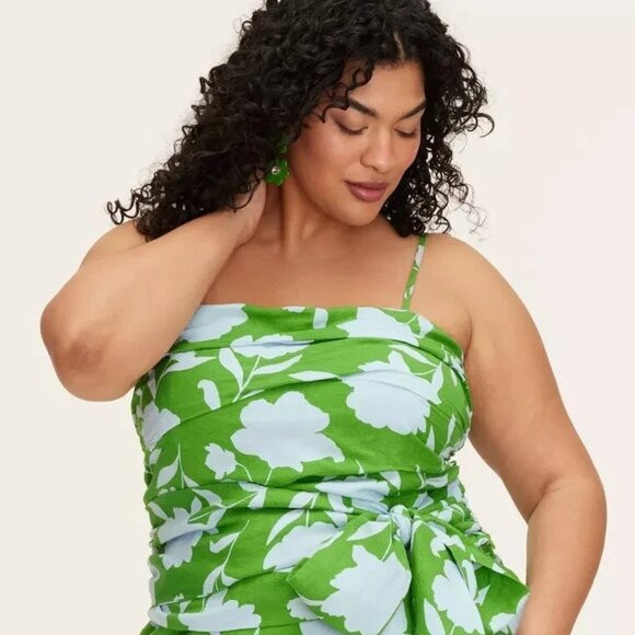 NEW kate spade x Target Classic Rose Linen Sleeveless Top Size 2X NWT | Poshmark