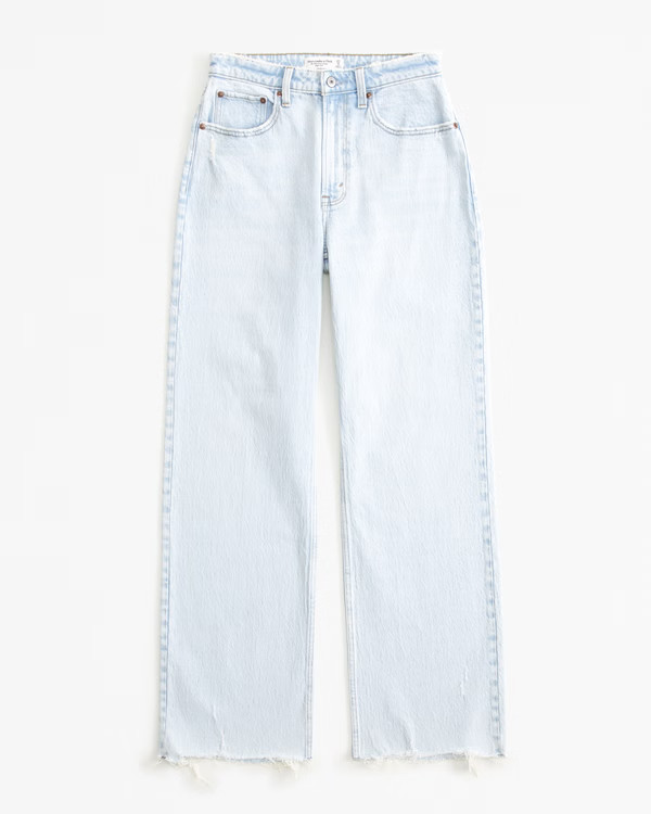 Curve Love High Rise 90s Relaxed Jean | Abercrombie & Fitch (US)