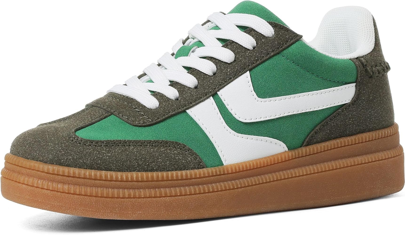 Lovee Cosee Platform Sneakers for Women Lace up Tennis Shoes Walking Dressy Comfortable Casual Fa... | Amazon (US)