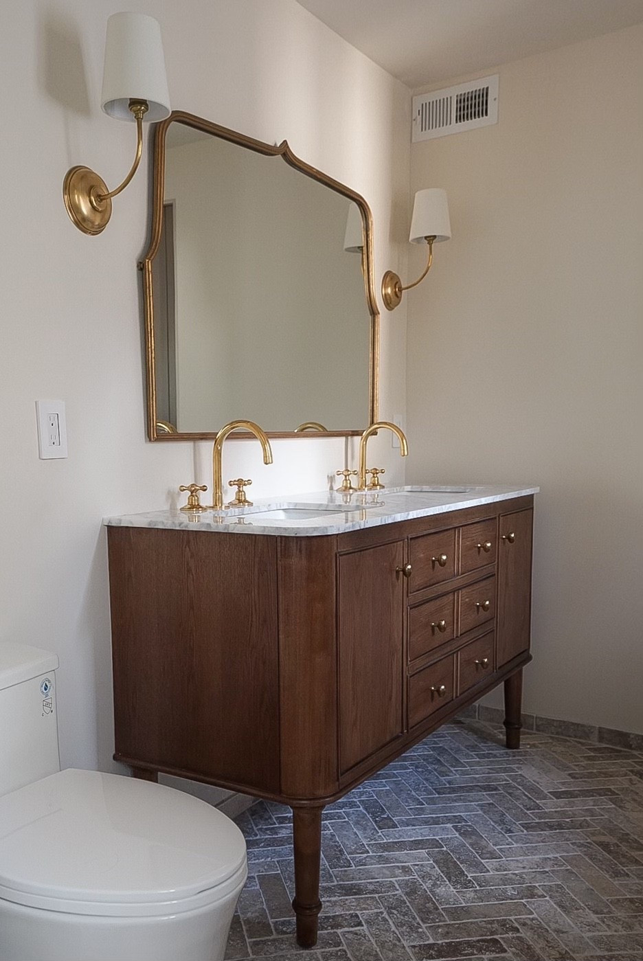 The perfect self care, spa bathroom in this Palm Springs vacation home! Loving how the details are coming together  

#LTKselfcare #LTKmorningroutine #LTKHome