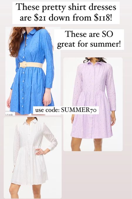 These are the best shirt dresses for the summer! They are only $21 right now down from $118!!!!!

#LTKStyleTip #LTKFindsUnder100