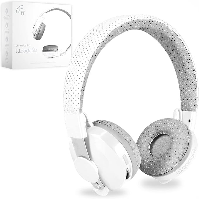 LilGadgets Untangled Pro Wireless Kids Heapdhones, On-Ear Toddler Headphones for Kids for School,... | Amazon (US)