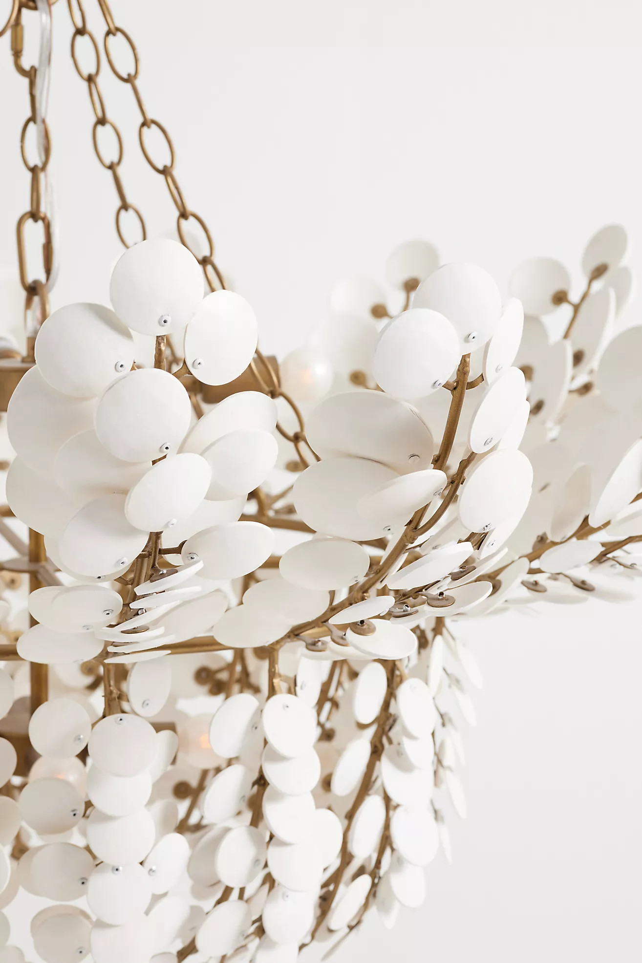 Bilal Large Coconut Chandelier | Anthropologie (US)