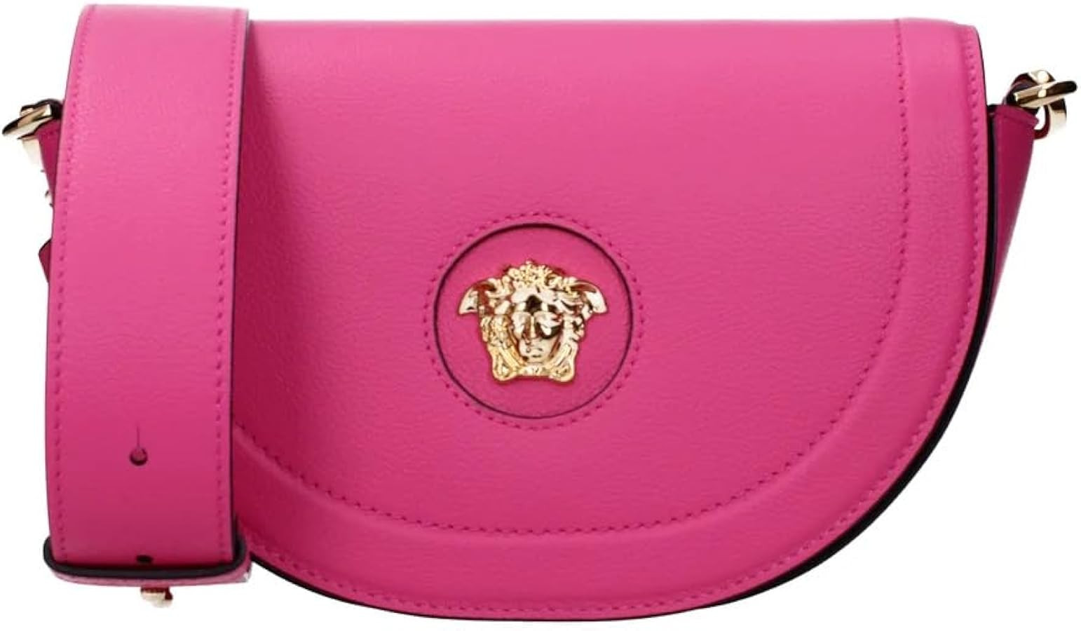 Versace Women's Fuschia Leather Crossbody Bag | Amazon (US)