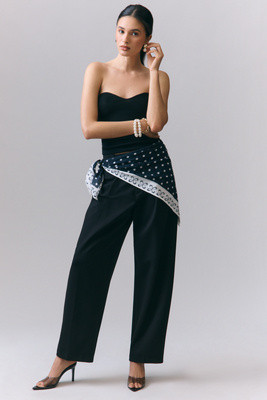 Maeve Large Silk Blend Scarf | Anthropologie (US)