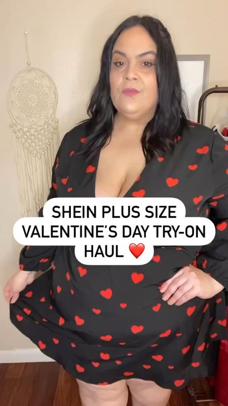 Shein Plus Size Valentine’s Day Try On Haul ❤️❤️❤️❤️ #valentinesdaydresses #sheincurve #plussize #valentinesday2023 #valentinesdayoutfits 

#LTKcurves #LTKSeasonal