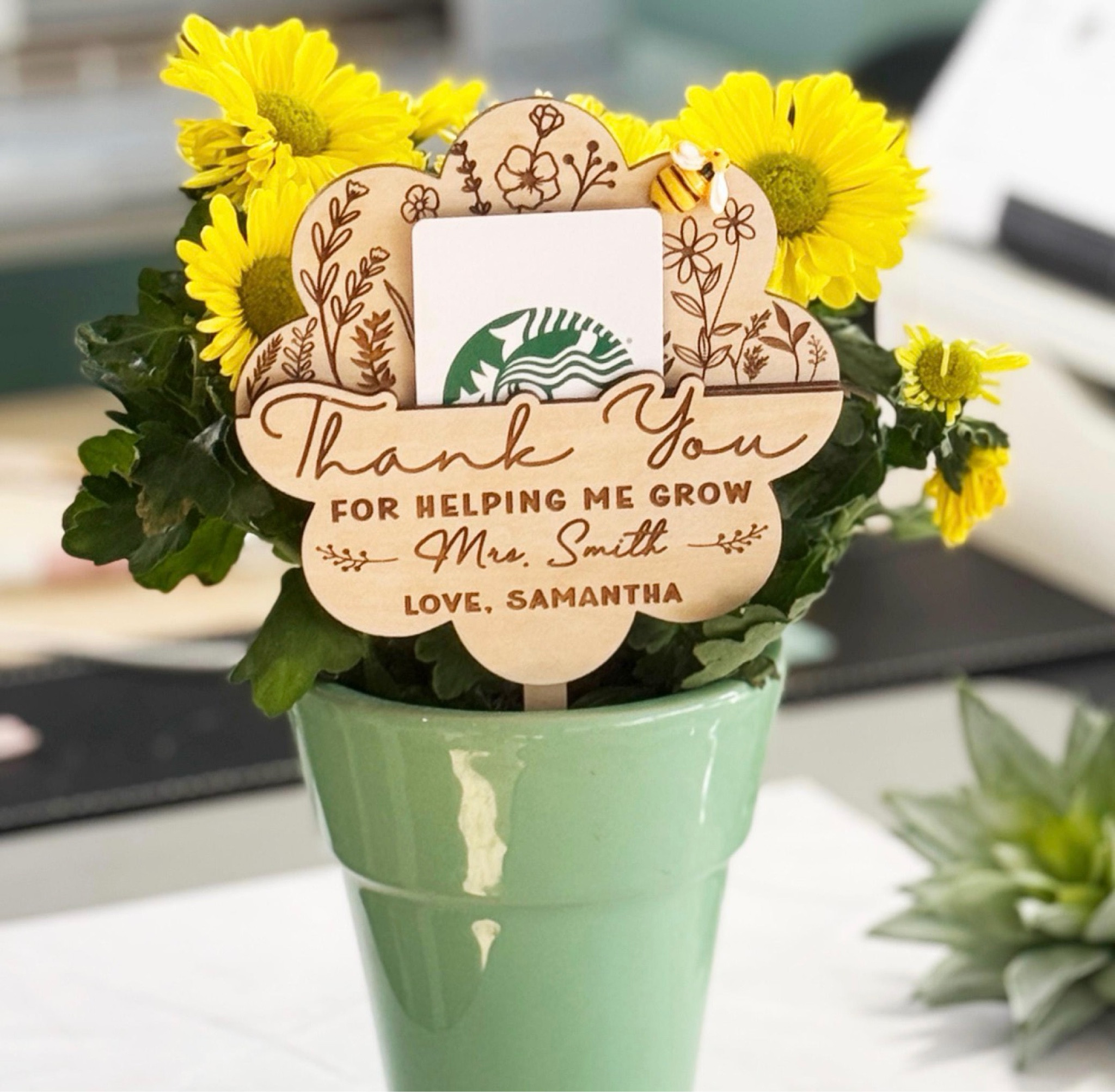 50% off 🎉

Teacher Gift Idea Card Holder Personalized Teacher Plant Sign Helping Me Grow Teacher Appreciation Week Thank You Gift Keepsake

#LTKSaleAlert