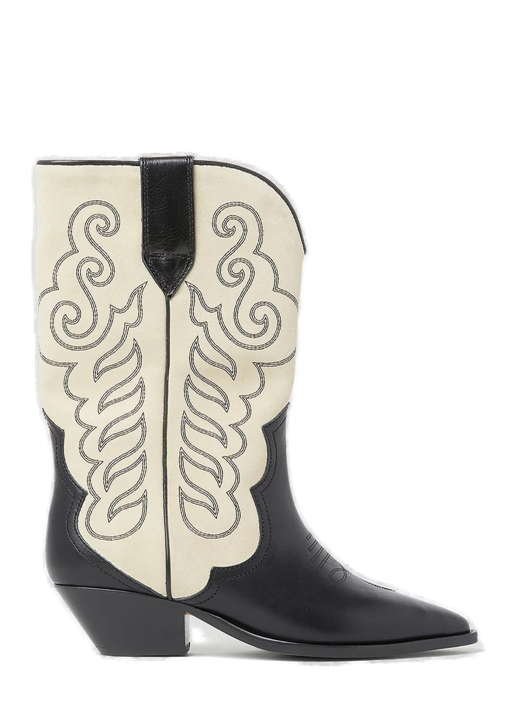 Isabel Marant Embroidered Two-Toned Boots | Cettire Global