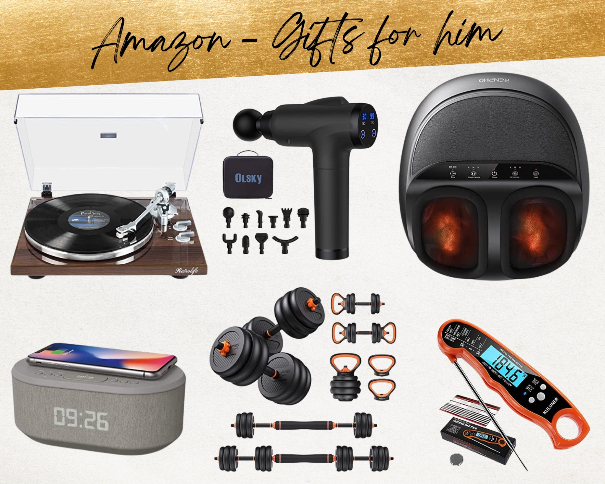 Gift ideas for him // Amazon finds // Amazon gifts // Christmas gifts // Amazon prime // Black Friday deals 

#LTKsalealert #LTKmens #LTKGiftGuide