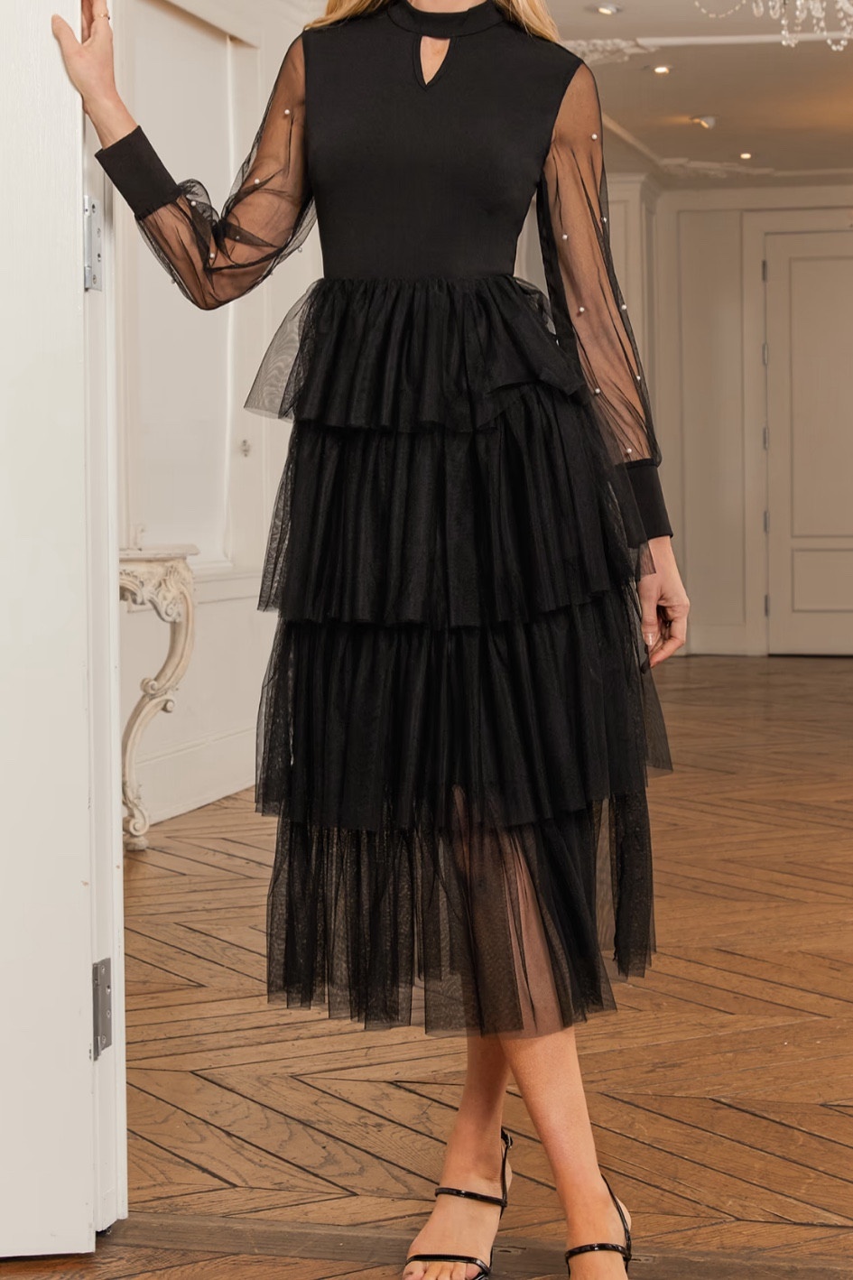 High neck tiered wedding guest dress

#LTKWedding #LTKFindsUnder100 #LTKParties