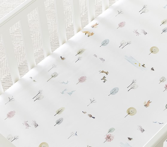 Dakota & Sweet Dot Organic Crib Fitted Sheet Bundle - Set of 2 | Pottery Barn Kids