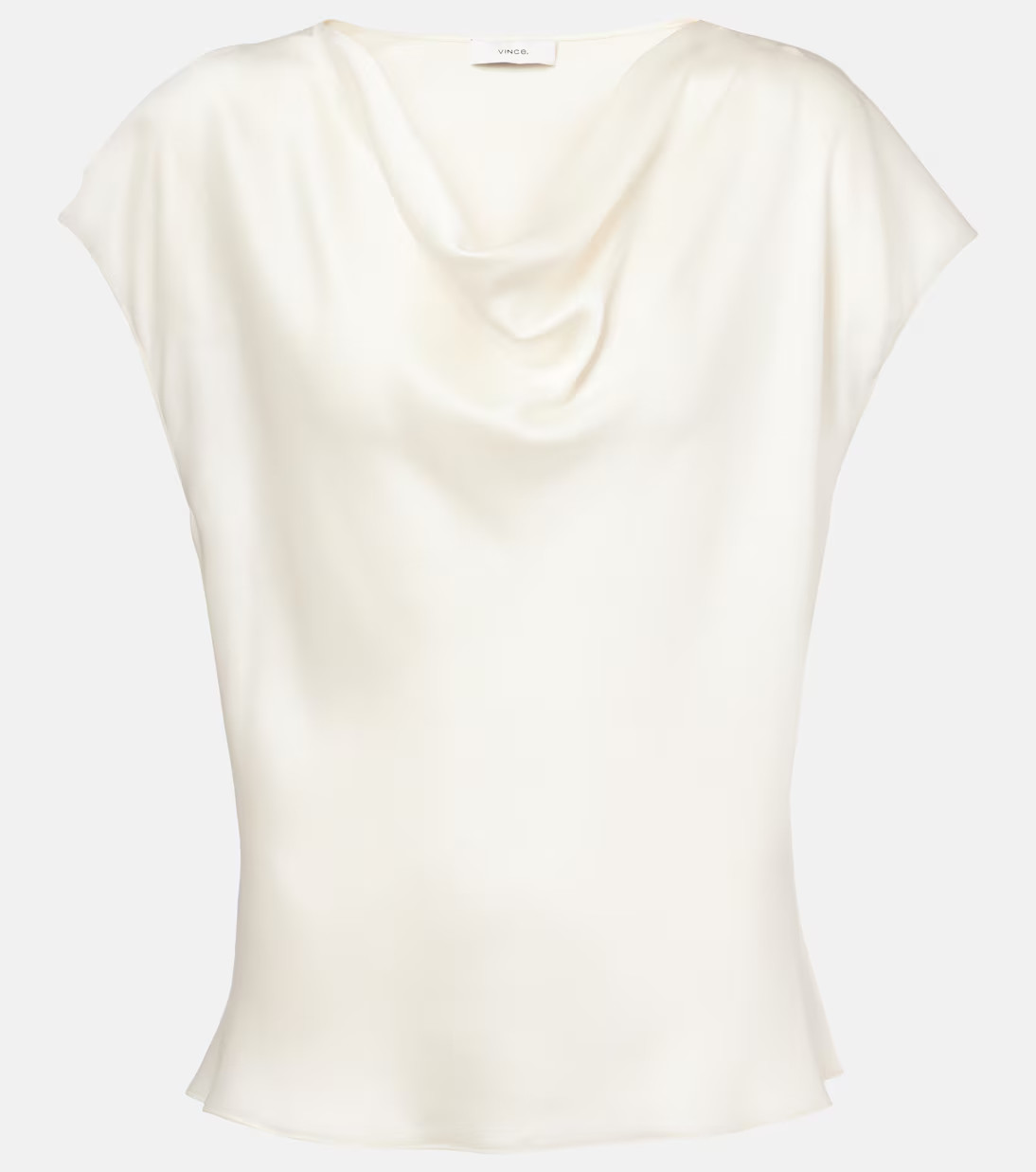Draped silk satin top | Mytheresa (US/CA)