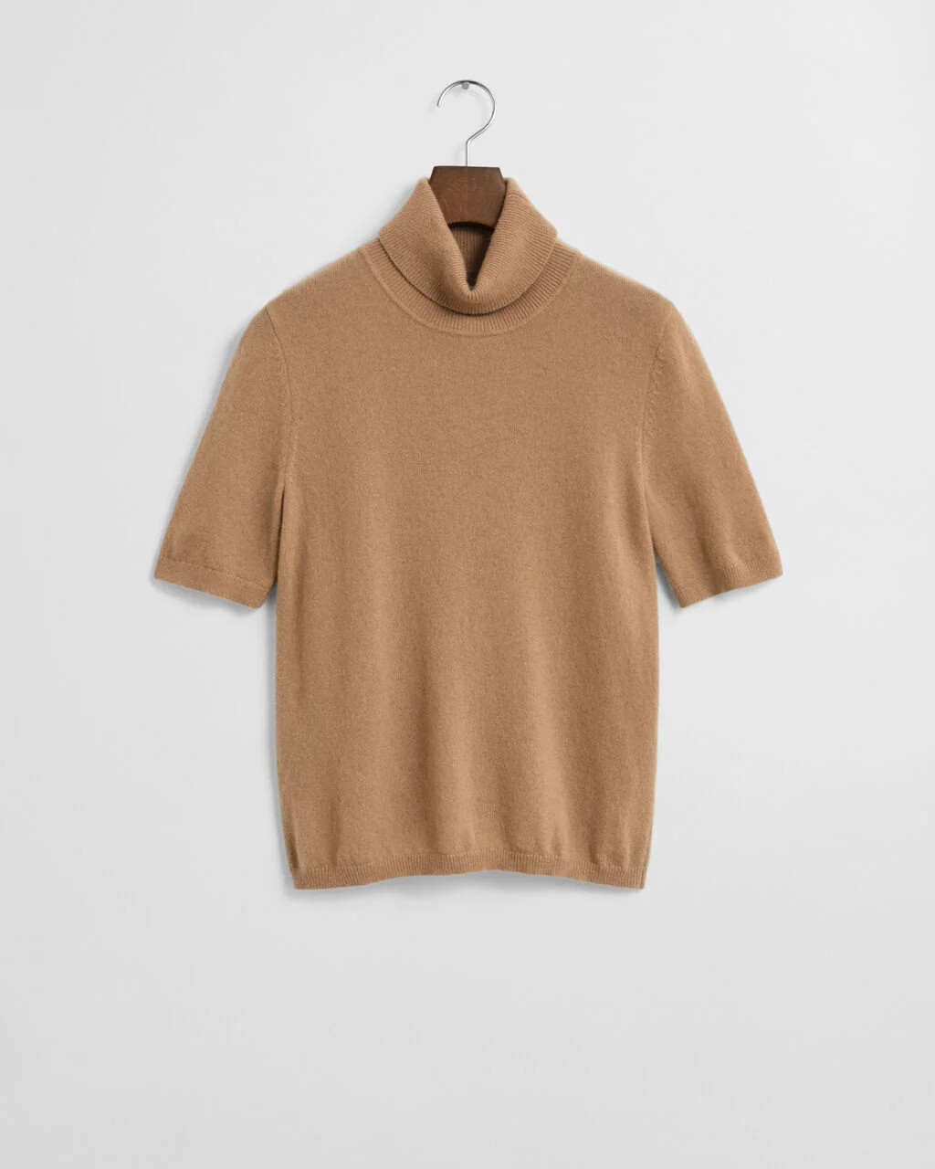 Short Sleeved Cashmere Turtleneck Sweater | Gant